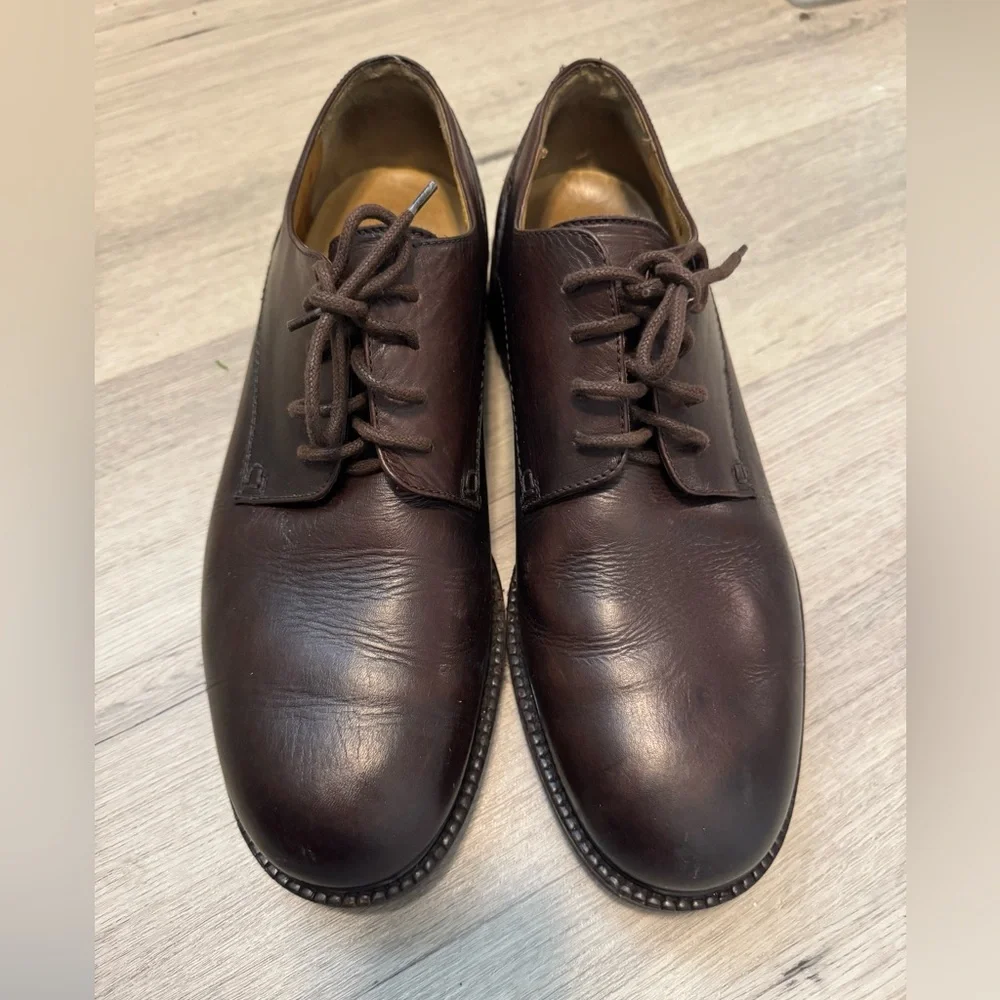 🔥Coach Dark Brown Leather Men's Oxfords Sz 13 D in EXCELLENT CONDITION 🔥